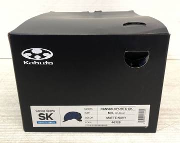 ★☆【1円～】 き100 Kabuto CANVAS-SPORTS-SK M/L マットネイビー 自転車 ヘルメット☆★