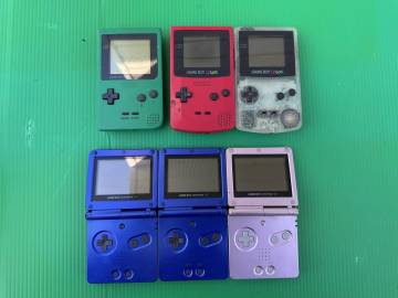 １円スタート　６台セット　任天堂 ゲームボーイカラー CGB-001　ゲームボーイポケット MGB-001 ゲームボーイアドバンスSP AGS-001　未検品
