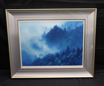 【江】限定 123/380 東山魁夷『雲立つ嶺』 新復刻画 約73㎝&times;89.5㎝ 古美術品(風景画額装絵画アートコレクション)BXZ880 CDTurie JTbcnd