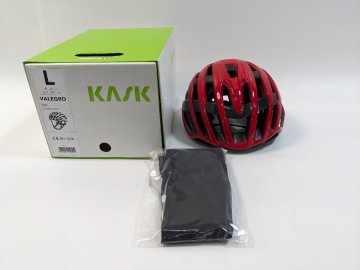 【7-1-5829】KASK VALEGRO カスク ヴァレグロ 自転車用 ヘルメット Lサイズ 59-62cm レッド 中古品