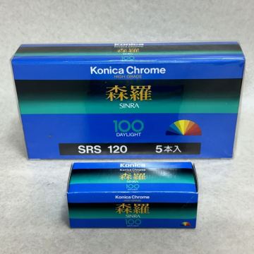 W4 - 1 ）期限切れフィルム コニカクローム 森羅 konica chrome sinra SRS120 6本 