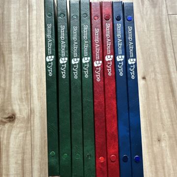 テージー SB-20 Stamp Album B Type 切手帳 ストックブック 切手収納用ファイル　 8冊セット　