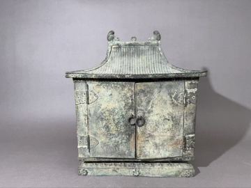 高麗銅製厨子 仏具 青銅製 飛天仏 銅器 寺 希少品 旧家整理品 韓国 朝鮮 李朝 新羅