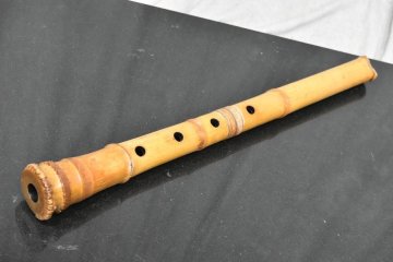 【D】尺八 竹仙 琴古流 銀巻歌口 藤巻 銀三線 全長約52cm 和楽器 3235854