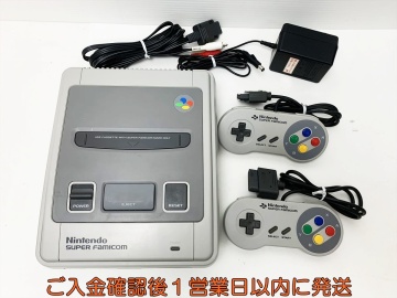 【1円】任天堂 スーパーファミコン 本体 セット スーファミ SFC 動作確認済 レトロゲーム機 D10-440rm/F3