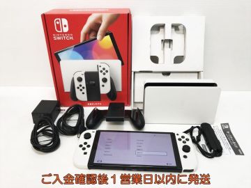 【1円】任天堂 Nintendo Switch 有機ELモデル 本体/箱 セット ホワイト ゲーム機本体 初期化/動作確認済 スイッチ M04-040yk/G4
