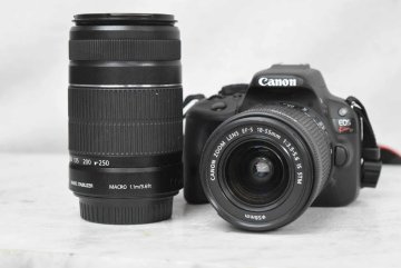 【C】Canon EOS Kiss X7 ダブルズームキット デジタル一眼レフカメラ キヤノン 3077537