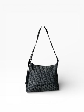 【希少】Christian Dior ディオール トロッター ショルダーバッグ ネイビー