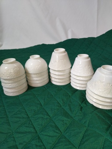 白磁 出石焼 煎茶茶碗 煎茶道具