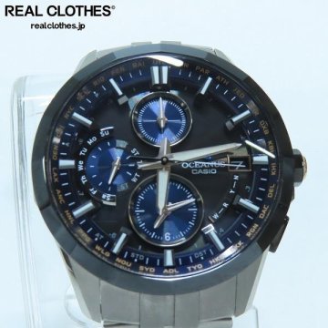CASIO/カシオ OCEANUS/オシアナス マンタ 10周年記念 電波ソーラー 腕時計 OCW-S3001C-1AJF /000