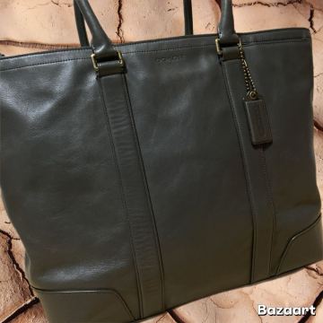 51Y260104K 上美品 COACH コーチ メンズ 検 ビジネスバッグ トートバッグ ショルダー ブリーフケース リュック レザー 革 ブラック 黒