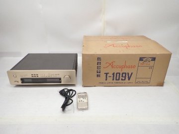 Accuphase アキュフェーズ T-109V FMステレオチューナー リモコン/元箱付 &there4; 752FE-2