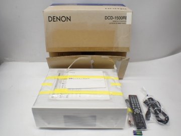 【開封未使用品】 DENON DCD-1500RE デノン デンオン USB-DAC D/Aコンバーター搭載 CDデッキ SACDプレーヤー &cap; 7534F-7
