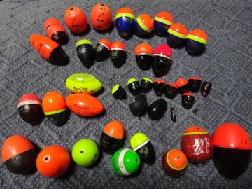 ★ 円錐ウキ 水中ウキ Daiwa 銀狼 GREX WAZO 釣研 SHIMANO 他 色々まとめてセット /未使用＆中古