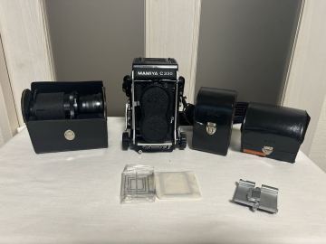 緑8400 MAMIYA マミヤ C330 Professional 二眼レフカメラとレンズセット　箱付き