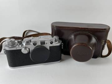 ●1円売り切り　Leica ライカ IIIf ／ 純正ケース 3f　バルナックライカ　レンジファインダー