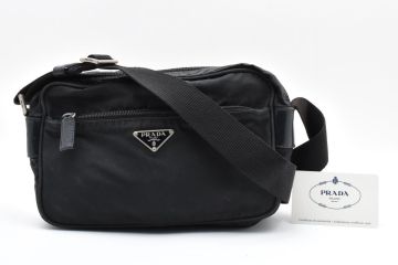 1円　PRADA　プラダ　テスート　ナイロン　リナイロン　ショルダーバッグ　斜めかけ　トライアングルロゴ　BT0166　3866