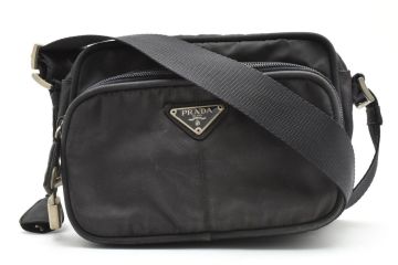1円　PRADA　プラダ　テスート　ナイロン　リナイロン　ショルダーバッグ　斜めかけ　ポシェット　トライアングルロゴ　3745