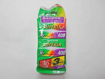 【未使用】FUJICOLOR SUPERIA 400 36枚撮り 3本パック 富士フィルム ※期限切れ
