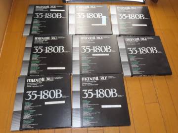 マクセル/maxell XLI 35-180B 8本 10号 オープンリールテープ メタルリール