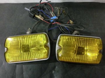 T【Y9-06】【60サイズ】▲★1円～/フォグランプ イエロー 左右セット/スイッチ付/ジャンク扱い/※傷・汚れ有