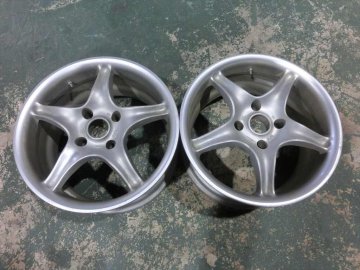 T【Z9-88】【170サイズ】★1円～/DRAG ビューアー/16&times;8J 4H 114.3 ja16 ホイール 2本セット/※傷・汚れ有