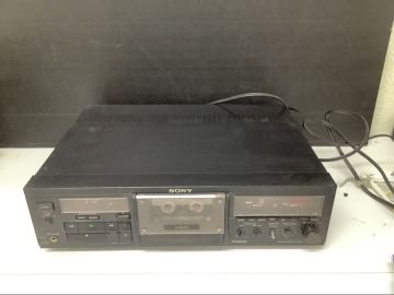 3A02 SONY TC-K555ESX ソニー ステレオカセットデッキ TAPECORDER 通電確認済み リモコン付き