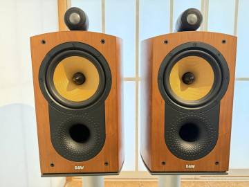【名機・美品】B&W Nautilus 805 スピーカーペア 専用スタンド付 ノーチラス Bowers & Wilkins 動作確認済