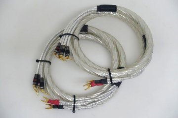 ■□QED GENESIS SILVER SPIRAL BI-WIRE スピーカーケーブル 2本 2m□■033218010□■