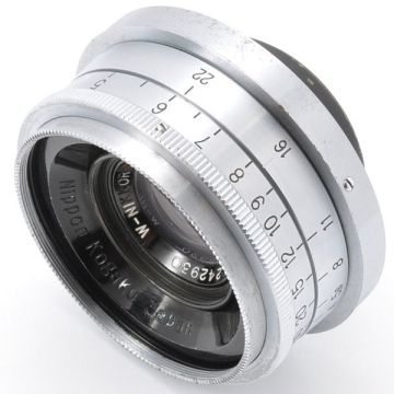 W-NIKKOR C 3.5cm F2.5 ニコン Sマウント Ｗ ニッコール Ｃ 3.5/2.5 キャップ Nikon 日本光学 日本 JAPAN Nippon Kogaku S W NIKKOR 35 25