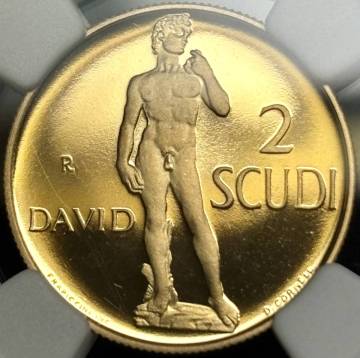 【サンマリノ金貨】(NGC-PF68 6.5g/90%金 1997年)