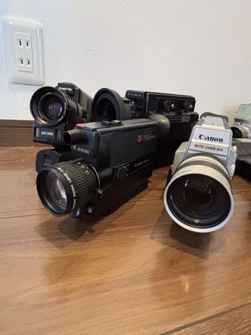 ジャンク 8mm カメラ まとめ Canon 310XL Auto Zoom 814 Fujica他