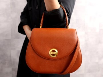 ●超美品●GIVENCHY ジバンシィ●4Gロゴ●カーフ レザー 本革●2way ハンド バッグ●ブラウン●ゴールド金具●腕掛け●かばん●Js66081