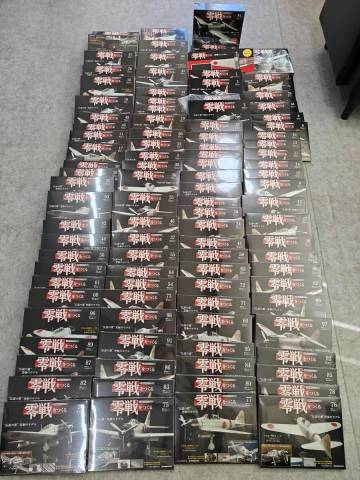 零戦をつくる 全巻 セット　1～100巻 まとめ　フィギュア　模型　未組立品　 デアゴスティーニ
