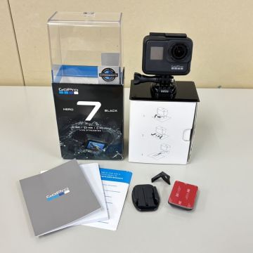 E422-P9C-3 GoPro HERO7 Black CHDHX-701-FW SPCH1 ブラック ビデオカメラ カメラ コンパクト 箱・取説付き 通電確認済み TE