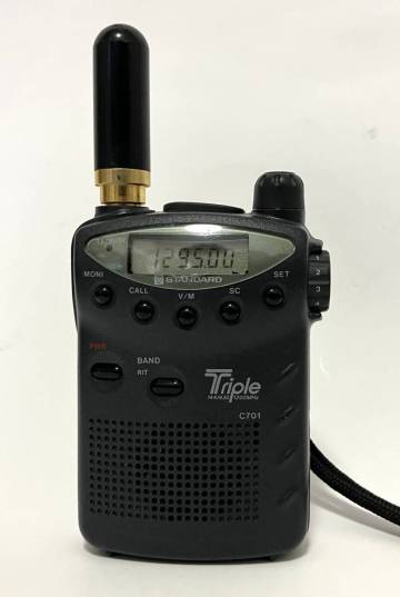★STANDARD/スタンダード Ｃ７０１　144MHz/430MHz/1200MHz ３バンドＦＭハンディー 取説付　ＵＳＥＤ