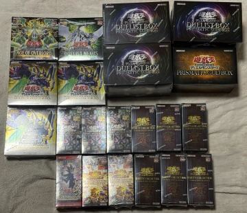 遊戯王　未開封BOXまとめ　プリズマティックアートコレクション　レアリティコレクション　25thシク　クオシク　ブラックマジシャンガール