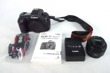 Canon EOS5D MarkIV デジタル一眼レフカメラ ブラックボディ【動作シャッター確認済み】