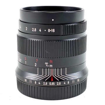 【1円】 七工匠 7Artisans 35mm F0.95 (ニコンZ/APS-C用) ブラック 一眼カメラ用レンズ（マニュアルフォーカス） 【中古】