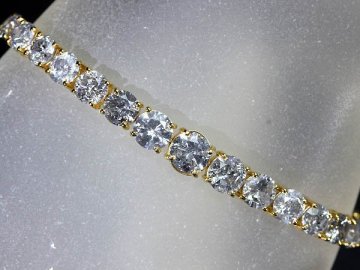 KML18048I【1円～】新品仕上【RK宝石】≪Diamond≫ 天然ダイヤモンド 総計21.27ct! K18 超高級 テニス フルエタニティ ブレスレット ダイヤ