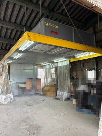 福井県発【1円スタート！】BIG TOOL イオンシャワー 塗装ブース MX-200 フルオープン 板金 動作良好 ※現地引き取り限定★
