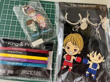 King&Prince キンプリ　ヘアゴム5色　キーホルダー　アクリルキーホルダー 3点セット