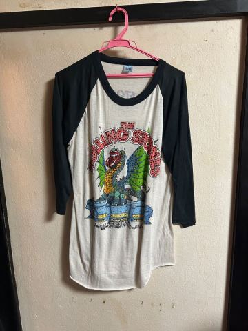 ザ・ローリング・ストーンズ 1981年ツアーTシャツ 七分袖ビンテージ