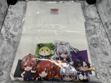未開封品 カラフルピーチ Tシャツ(ミニキャラ・白) L
