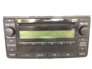 c-10071*80 ジャンク トヨタ純正 カローラ ルミオンカーオーディオ CDプレーヤーデッキ 本体のみ 86120-1A220