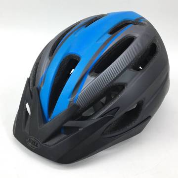 1円~ BELL/ベル ヘルメット 54-61cm 305g グレー×ブルー BE0251606 サイクリング 現状品 25c菊-