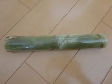 天然石 縞瑪瑙 オニキス 文鎮 ぺーパーウエイト