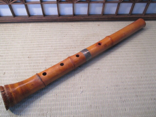 《和》和楽器 　尺八 北原精華堂 　在銘　約55cm　