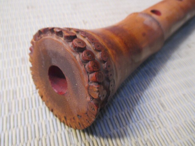 《和》和楽器 　尺八 北原精華堂 　在銘　約55cm　