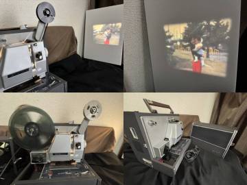 映写OK★CINEMAX　瓜生精機★昭和レトロなデザインの8mmフィルム映写機★1973年　定価86500円カセットビジョン　CV-2　日本製★S8専用機